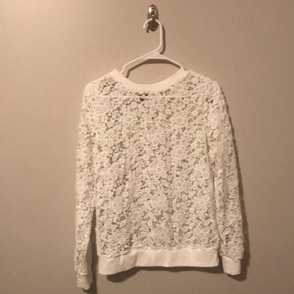 Spring Lace Sweater - Picture 1 of 2